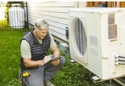 home inspections Citrus County Florida inspector checking HVAC system